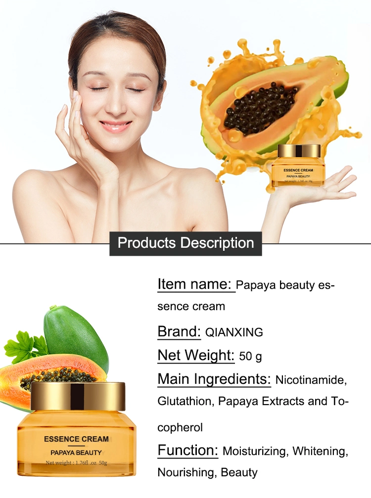 Wholesale New Product Anti Aging Papaya Whitening Face Cream
